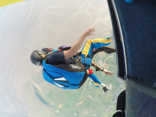 Laura skydive jump