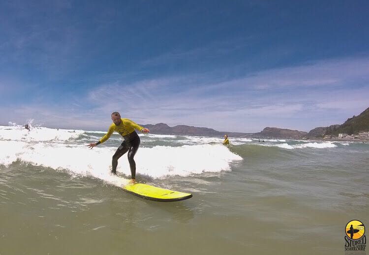 Stoked School of Surf in Cape Town did a great job in teaching us to surf