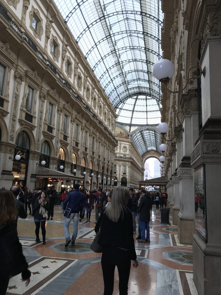 Vittorio Emanuele II shopping arcade. Fashionista’s paradise 